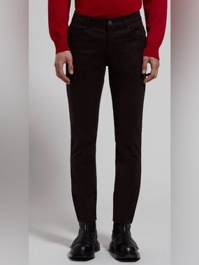 Bikkembergs Men's Black Dress Pants - Classic Straight Fit
